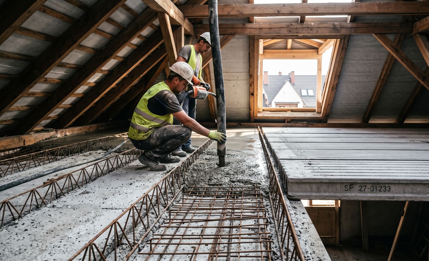Adaptacja poddasza a strop prefabrykowany – obciążenia użytkowe dla płyt Filigran i SP