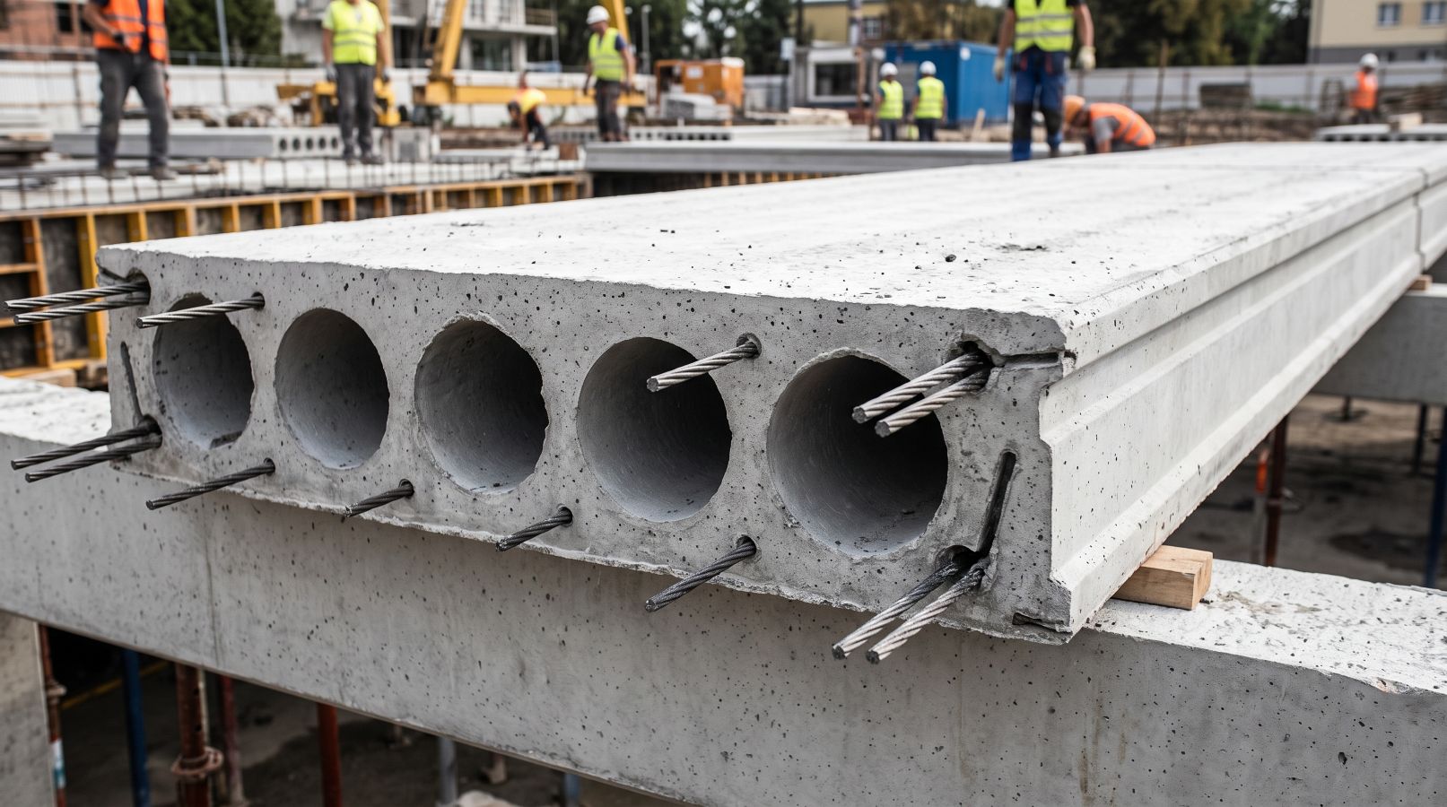 Ugięcia i graniczne stany użytkowalności płyt SP 20 i SP 26.5 pod dużym obciążeniem